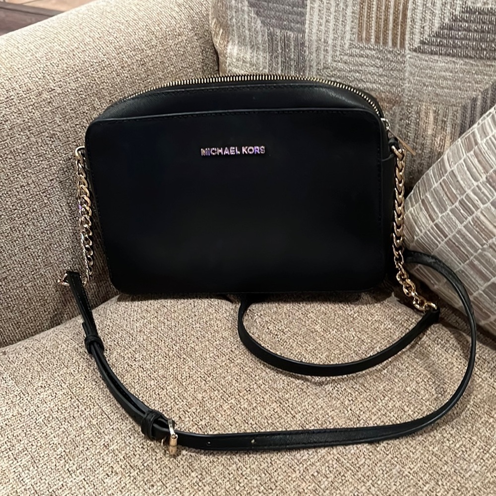 Michael Kors Black Crossbody Purse